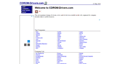 Desktop Screenshot of cdrom-drivers.com
