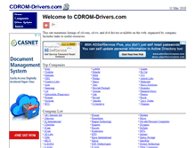 Tablet Screenshot of cdrom-drivers.com